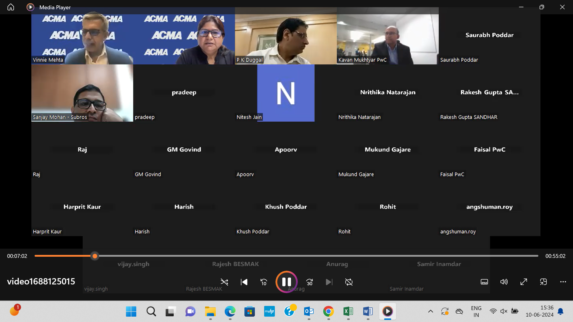 ACMA PwC Start-up Initiative, Online meeting with startups (1:1 interactions with all ACMA Member companies)
