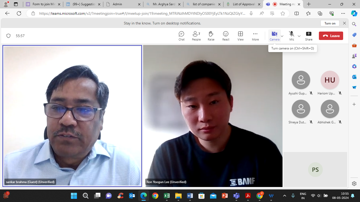 ACMA PwC Start-up Initiative, Shriram Pistons & Rings #2 –Online Interaction (1st mtg.),